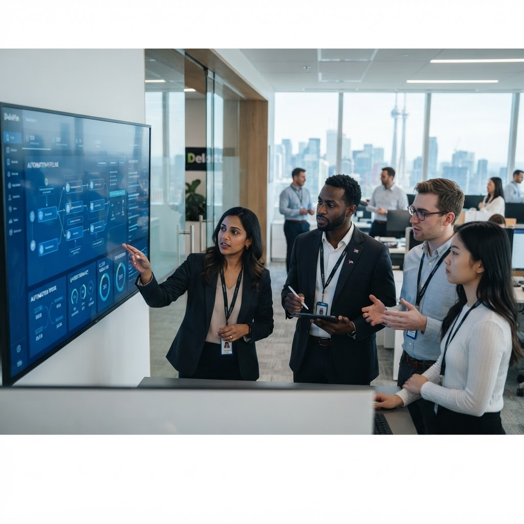 The Northbyte technology consulting team collaborating in the office